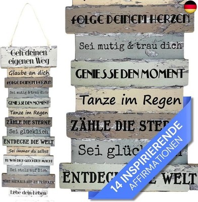 Bada Bing Wandschild Lebenseinstellung Motivation - Gehe deinen eigenen Weg -