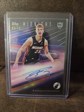2025-26 Topps Midnight Kasparas Jakucionis Auto /75 Rookie Horizon Signatures RC