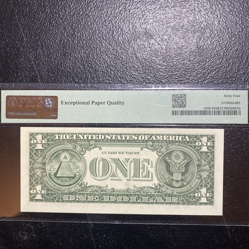 💎 2003 $1 Federal Reserve Note PMG 64 EPQ Choice Unc 🔥 - Picture 4 of 4