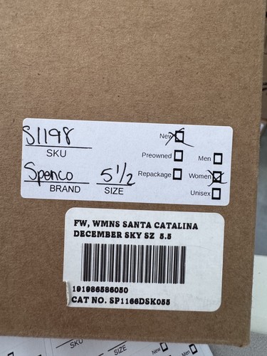 Zapatilla deportiva Spenco Santa Catalina para mujer talla 5,5 (S1198) - Imagen 6 de 6