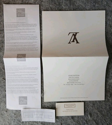 Louis Vuitton Full Accessory Bundle — Box, Dust Bags & Documents — Delighte... - Picture 18 of 18