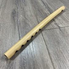 Handmade Wood Bamboo Flute Traditional Dizi Style 12.5  Size Wooden