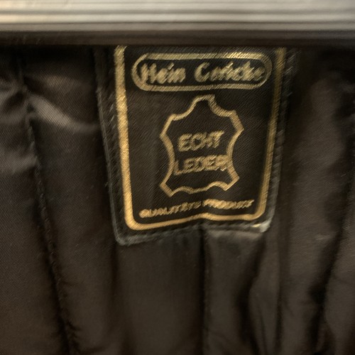 VTG HEIN GERICKE real Leather Motorcycle Jacket Thermo Lined size 48 - Picture 10 of 22