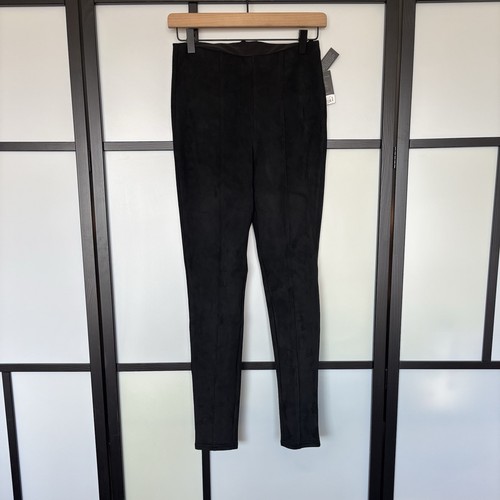 Simply Vera Vera Wang Faux Suede Moto Leggings Size Small Biker Goth Vamp NWT