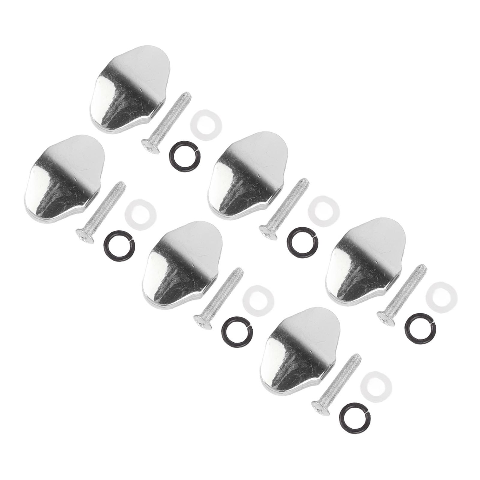 .6pcs Guitar Tuning Peg Tuner Machine Head Knob With Screws And Washers For