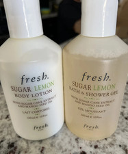 Fresh Sugar Lemon Body Lotion And Shower Gel New sealed 300ml 10 Fl Oz EACH
