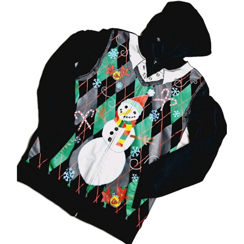 Quicksilver Zip-Up Hoodie Small Reversible, Grunge, Emo, Ugly Christmas - 第 7/11 張圖片