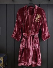 Pottery Barn PB Teen Harry Potter Gryffindor Velvet Robe Burgundy S/M