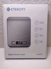Etekcity EK6015 Small Digital Food Scale Stainless Steel - NEW  - FREE SHIPPING