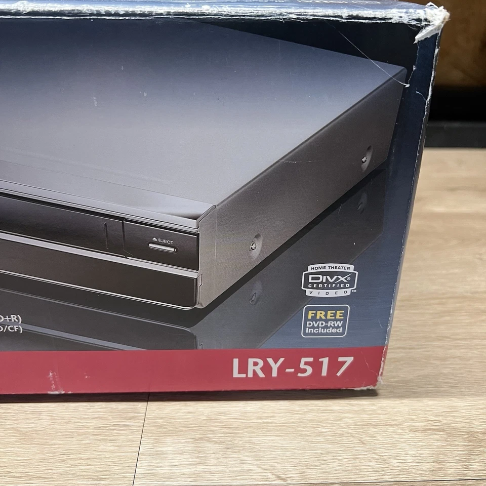 LG LRY-517 DVD Player Recorder & VCR Combo DVD/VCR VHS - W/ REMOTE+CABLES *READ* - Image 2 of 4