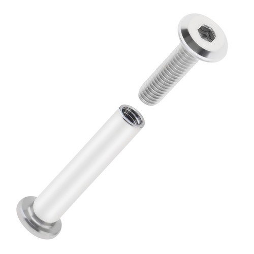 20 piezas 304 pernos de acero inoxidable tornillos de fijación remaches con llave Allen M4 x 16 mm - Imagen 7 de 9