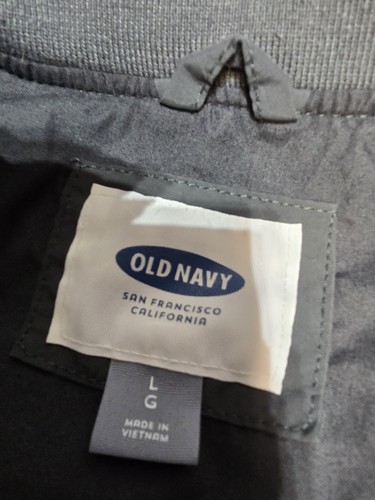 Old Navy Herren Nylon Jacke grau Large - Bild 3 von 4