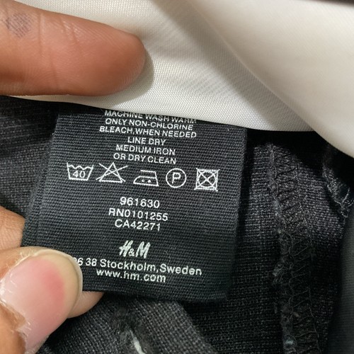 H&M WOMENS Black Color Pants Size 6 - Picture 7 of 9