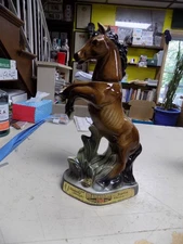 Jim Beam Decanter Empty Horse on two legs stallion rearing