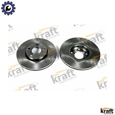 2x BRAKE DISC 6040130 FOR SKODA SEAT AUDI 100 A4/Convertible/S4 A6/S6 500 2.0L