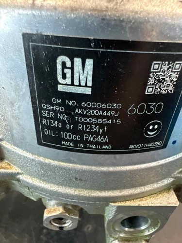 25 TRAILBLAZER A/c Air Compressor 1.3L fwd - Picture 4 of 5
