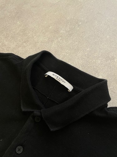 Givenchy Paris Poloshirt Herren XL schwarz Baumwolle kultige Rottweiler Stickerei - Bild 4 von 14