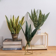 Artificial Snake Plant Easy Setup Sturdy Materials Versatile Decoration