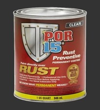 POR-15 45104 Rust Preventative Coating Clear   Quart
