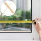  20pcs Unfinished Triangle Window Trim Wood Strips: 6mmx30cm Wooden Stick