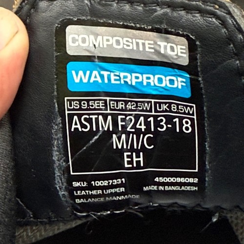 Ariat Turbo Chelsea Composite Toe Waterproof Work Boots Mens Size 9.5 EE - Picture 2 of 16