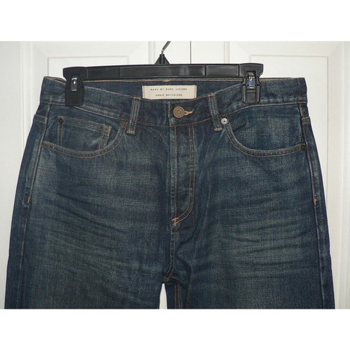 Marc by Marc Jacobs Button Fly Annie Boyfriend Jeans in Alexis 32x30 Cuffed $298 - Picture 5 of 7