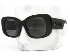 Burberry Sunglasses BE 4410 3001/87 Polished Black with Crystals with Case