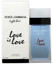 Dolce & Gabbana Light Blue Love Is Love 3.3 Oz Eau De Toilette Women's New TSTR