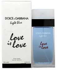 Dolce & Gabbana Light Blue Love Is Love 3.3 Oz Eau De Toilette Women's New TSTR
