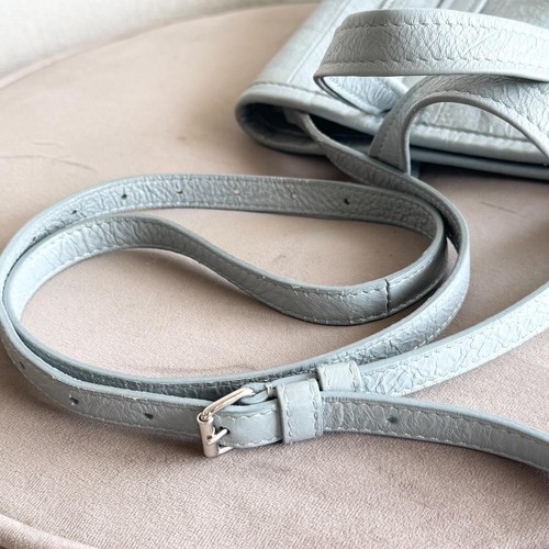 Borsa a mano Balenciaga Balbes shopper borsa a tracolla grigia donna USATA DAL GIAPPONE - Foto 8 di 10