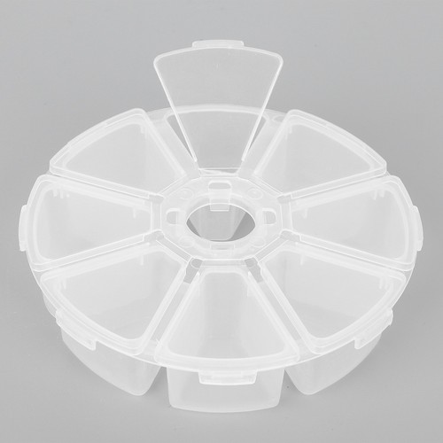 Perlenlagerbehälter Ordentliche 8 Gitter Plastikbox Für DIY Bastelanschläge - Afbeelding 14 van 22