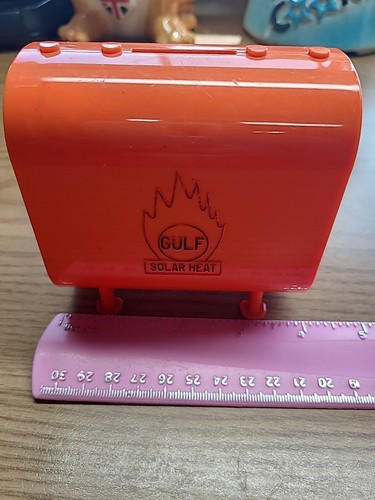Vintage 1950s Gulf Oil Tank Solar Heat Coin Bank - Picture 11 of 12