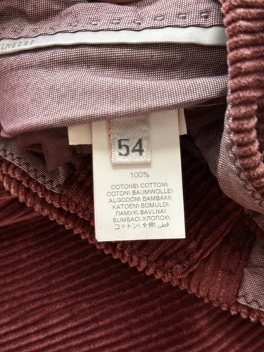 NWT $1195 Brunello Cucinelli Men's Leisure Fit Corduroy Pants Size 54 IT/ 42 US - Picture 6 of 9