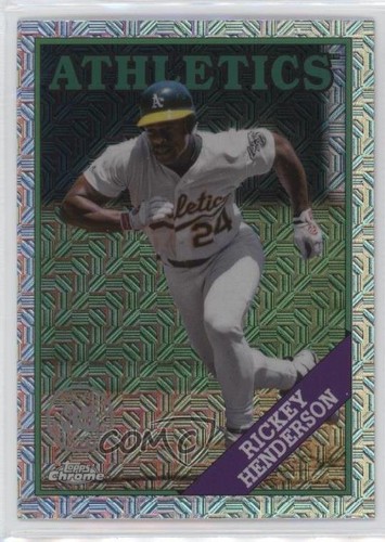 2023 Topps Series 1 1988 Topps Chrome Silver Pack Rickey Henderson #T88C-8 HOF