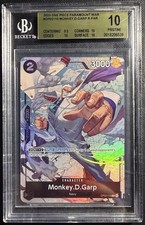 BGS 10 Pristine - MONKEY.D.GARP ALT ART OP02-115 - One Piece OP02 PARAMOUNT WAR