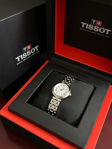 Tissot Bellissima T-Lady Quartz 26mm White Stainless Steel Watch T1260101101300 - Picture 4 of 12