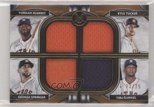 2021 Museum Collection Gold /25 Yordan Alvarez Yuli Gurriel George Springer