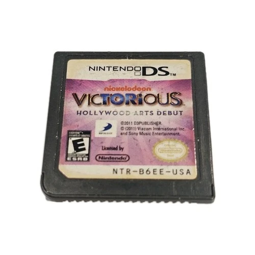 Victorious: Hollywood Arts Debut (Nintendo DS, 2011) Cartridge Only