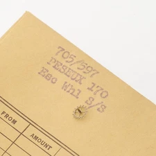 Peseux 170 Escape Wheel Watch Part New Old Stock Watchmakers Bestfit 705/597