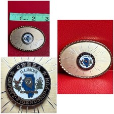 GWRRA Gold Wing Road Riders Association IL Made in USA Belt buckle OBO!!!!