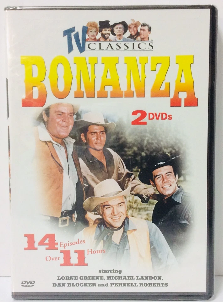 BONANZA 2-Disc DVD 📀 Set (14 Episodes) TV Classics - NEW Sealed - Image 2 of 4