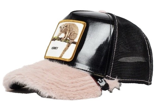 OPEN YY Faux Fur Corduroy Earflap Cap / Khaki / 100