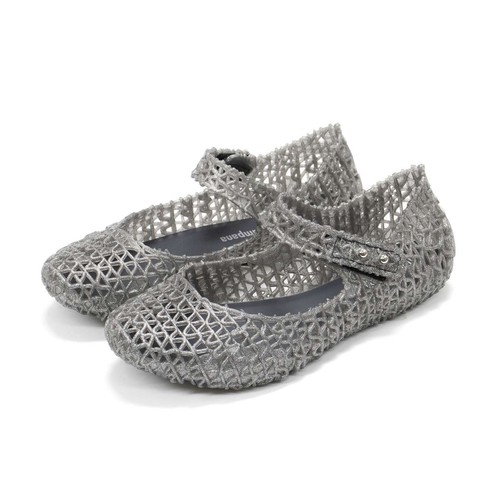 New Mini Melissa Campana Papel BB Flats Little Girls Dress Shoes - Picture 9 of 22