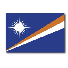 Marshall Islands Flag Car Magnet Decal - 4 x 6 Heavy Duty for Car Truck SUV