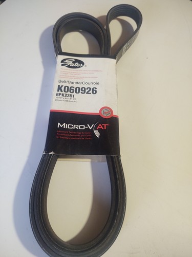 Gates K060926 Micro-V Serpentine Drive Belt - Picture 1 of 4