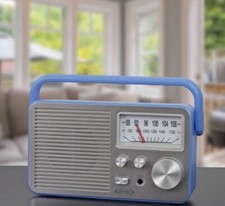 Jensen MR750BL Personal AM/FM Radio Blue Blue  New