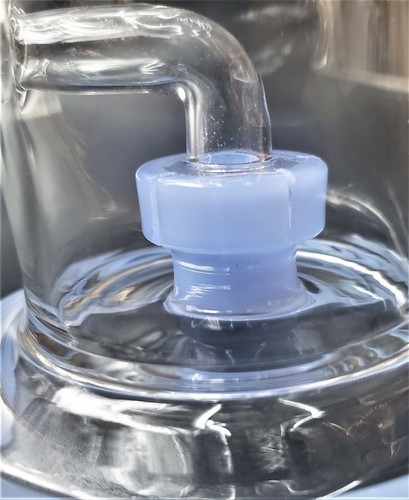 7" Water Pipe Mini WITH BARREL PERK - BLUE - Picture 5 of 5