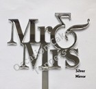 Personalised Wedding Cake Topper Mr & Mrs, Mr & Mr, Mrs & Mrs Acrylic decoration