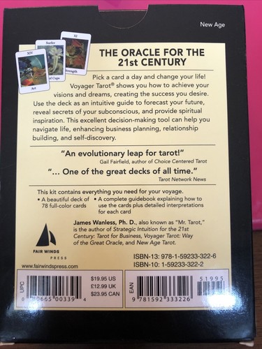 Voyager Tarot James Wanless Cartas de Doctorado y Guía Psicología Collage Deck - Imagen 2 de 4