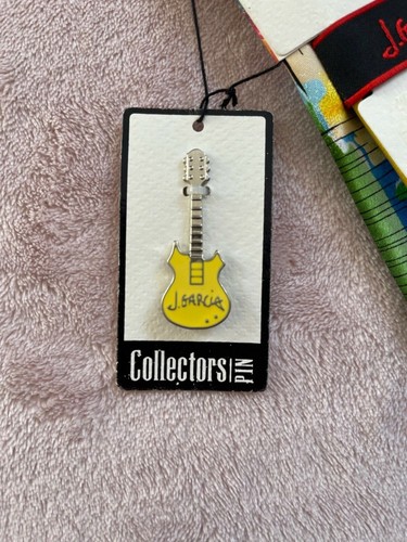 Corbata J. Garcia - Adición de coleccionistas - Obra de arte ""Poeta absorbe la guerra"" con pasador de guitarra - Imagen 6 de 8